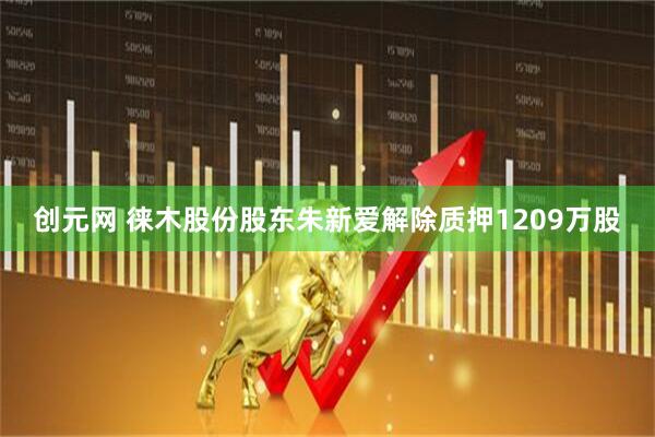 创元网 徕木股份股东朱新爱解除质押1209万股