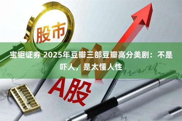 宝钜证券 2025年豆瓣三部豆瓣高分美剧：不是吓人，是太懂人性